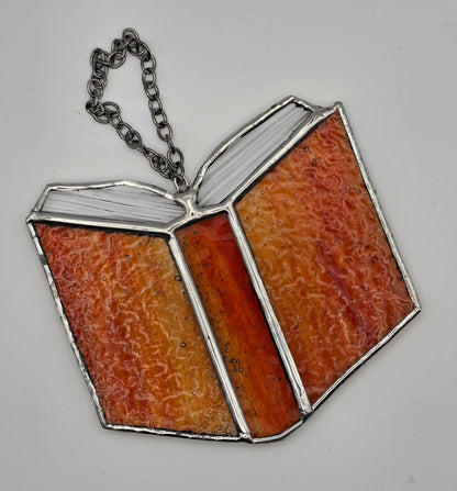 Mini Stained Glass Book-Orange