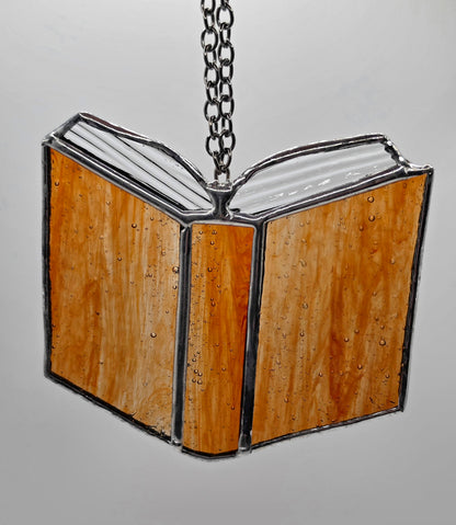 Mini Stained Glass Book-Orange