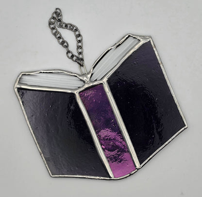 Mini Stained Glass Book-Purple