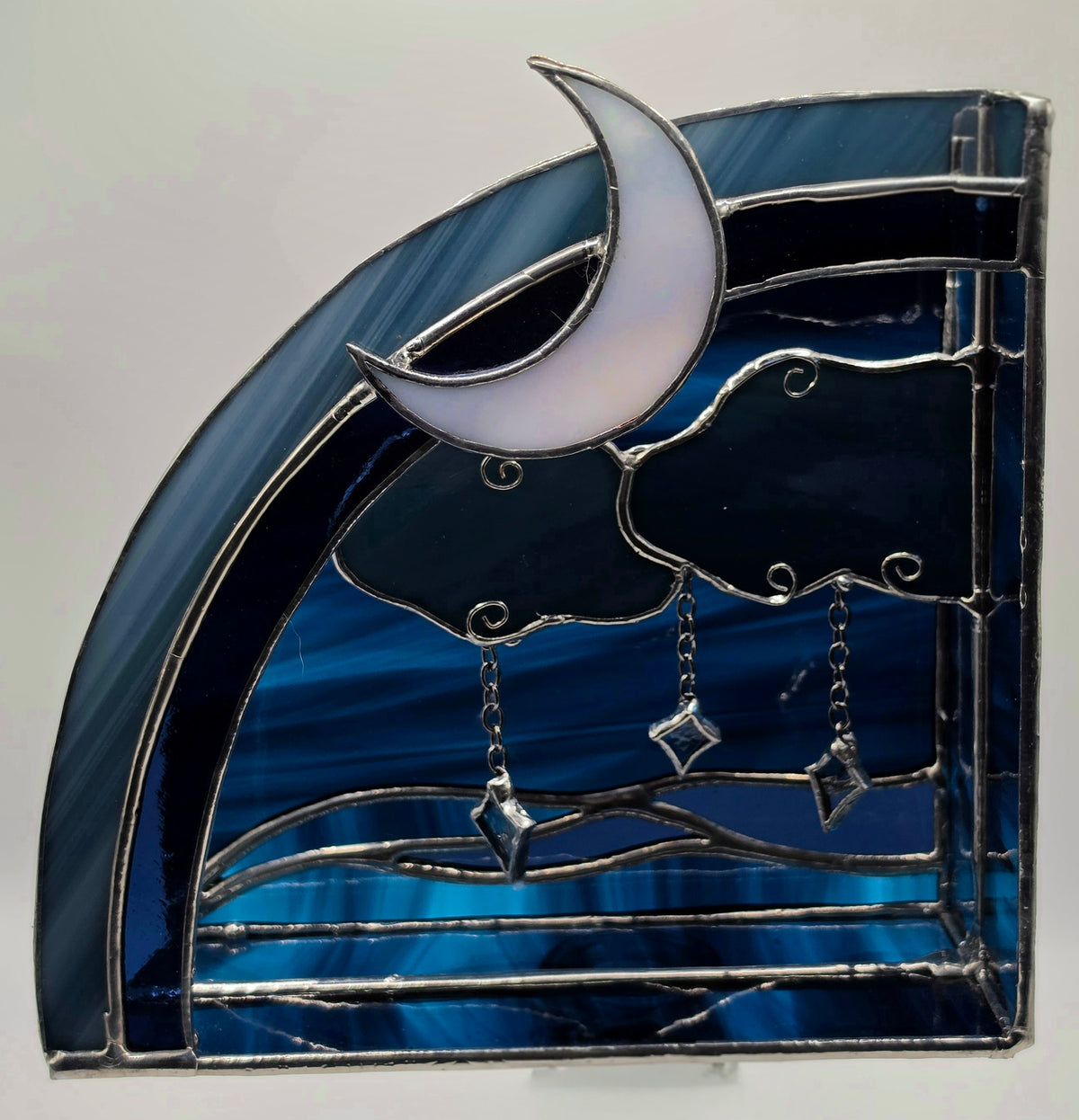 3D Stormy Night Bookend