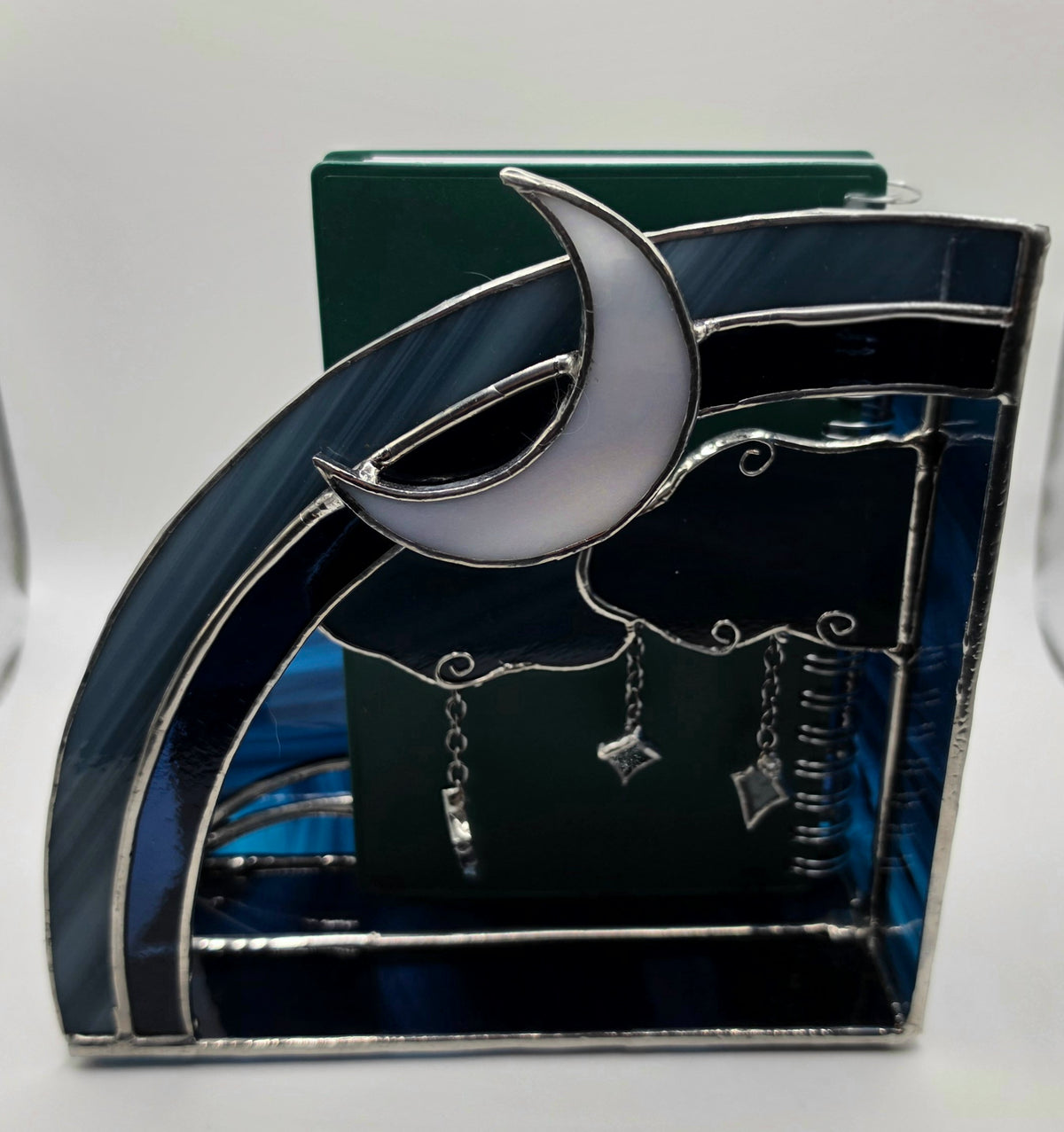 3D Stormy Night Bookend